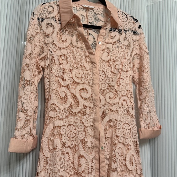 Nanette Lepore Peach Josephine Dress - Picture 2 of 2